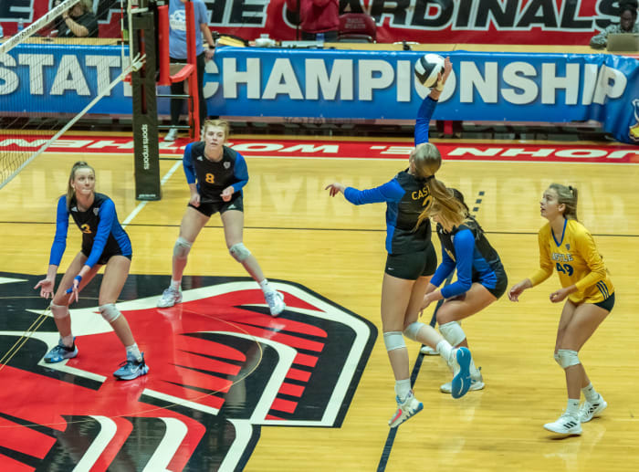 Hamilton Southeastern Castle Illinois girls volleyball 11-4-23 Julie L Brown 24048